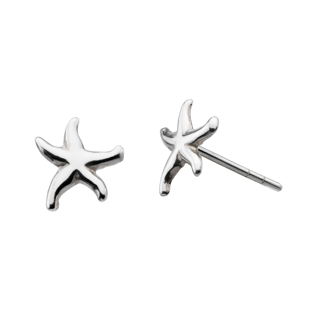 Dew Sterling Silver Starfish stud earrings