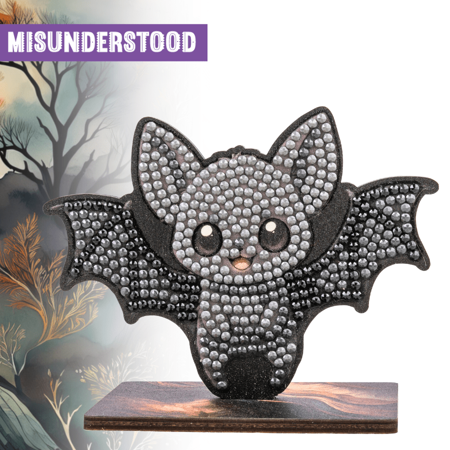 Crystal Art completed Bat Buddy