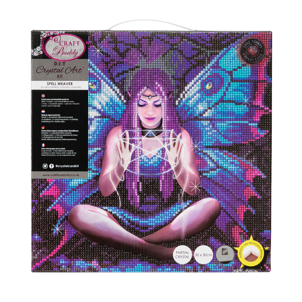 Spell Weaver Crystal Art 30cm canvas diamond painting kit packaging