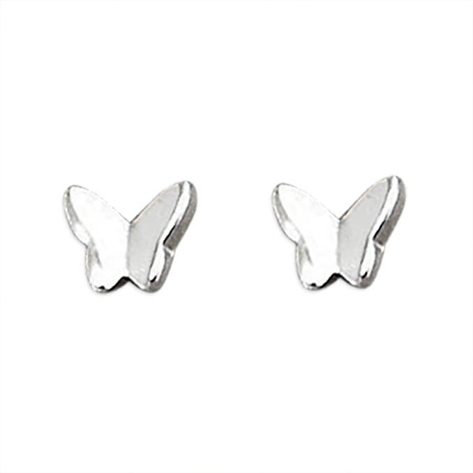 Sterling Silver Tiny Butterfly stud earrings