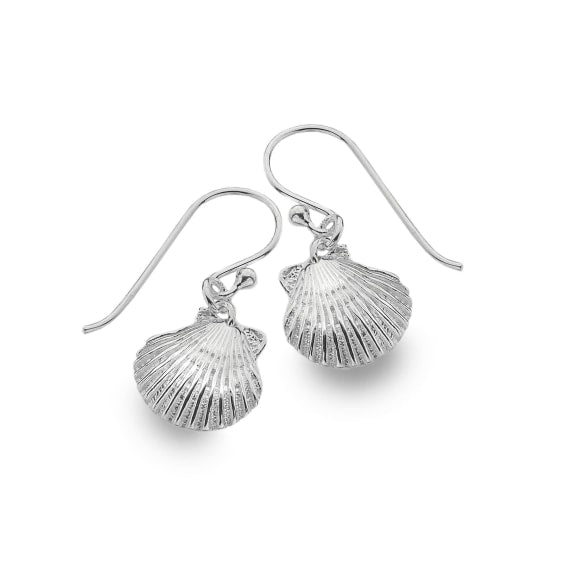 Silver Origins Baby Scallop Shell earrings