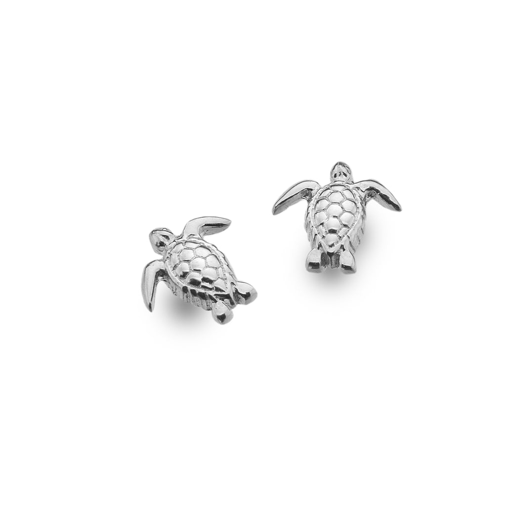 Silver Origins Baby Turtle Stud Earrings
