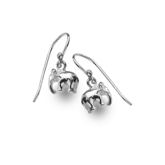 Silver Origins Baby Elephant Earrings