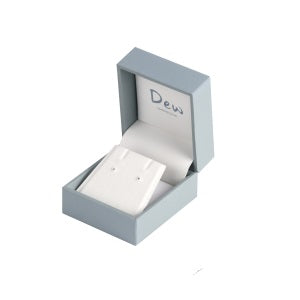 Dew Sterling Silver branded stud earrings presentation gift box